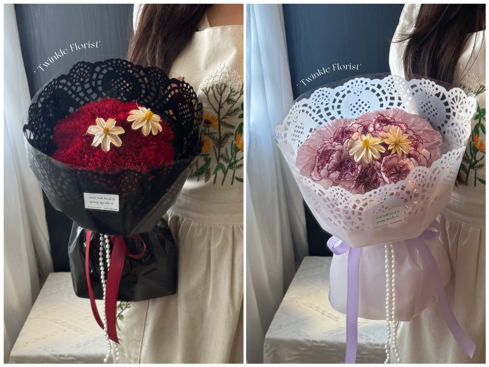 Fresh Carnations Bouquet  |  Mothers Day Bouquet Jb  |  Florist Johor Bahru