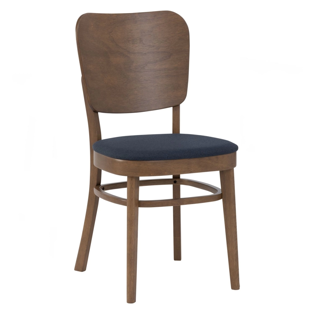 Beverly Dining Chair (Walnut, Grey)