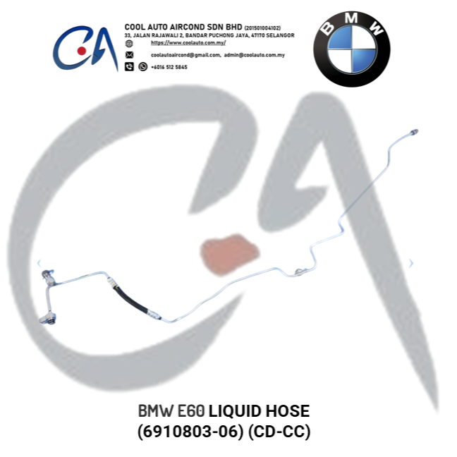 BMW E60 LIQUID HOSE (6910803-06) (CD-CC)