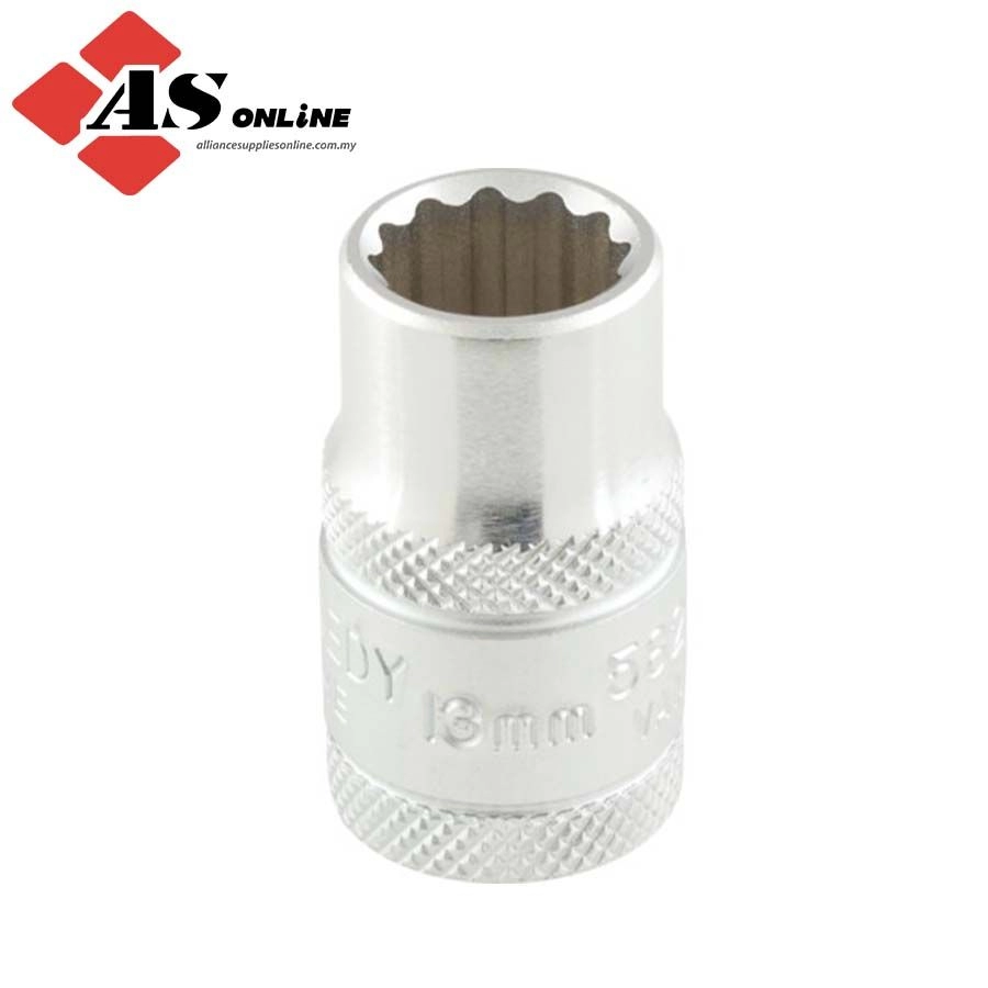 KENNEDY 1/2in. Drive, Bi-Hexagon Socket, 13mm, Metric, 12 Point / Model: KEN5826950K 