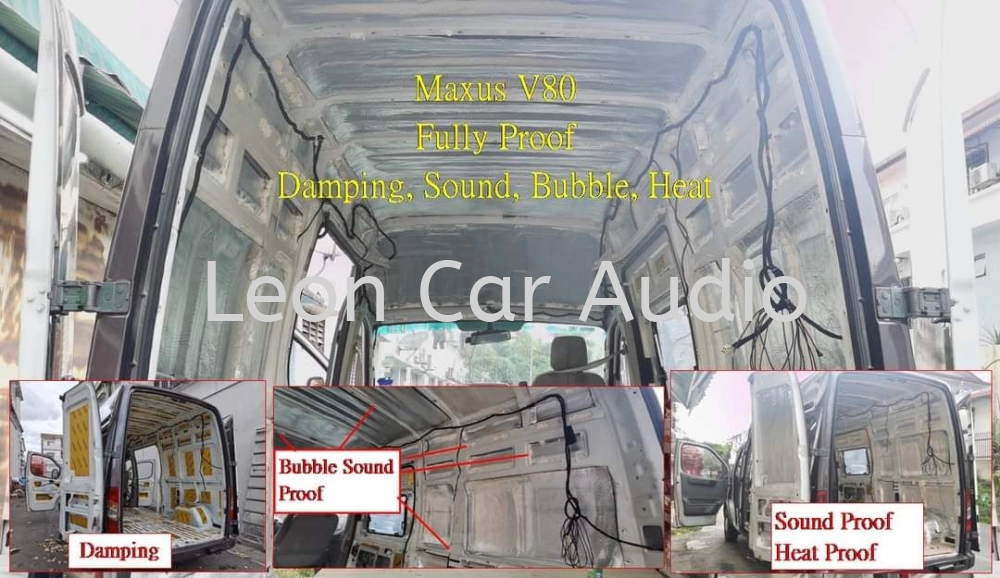 Campervan motorhome Caravan RV anti heat sound water system