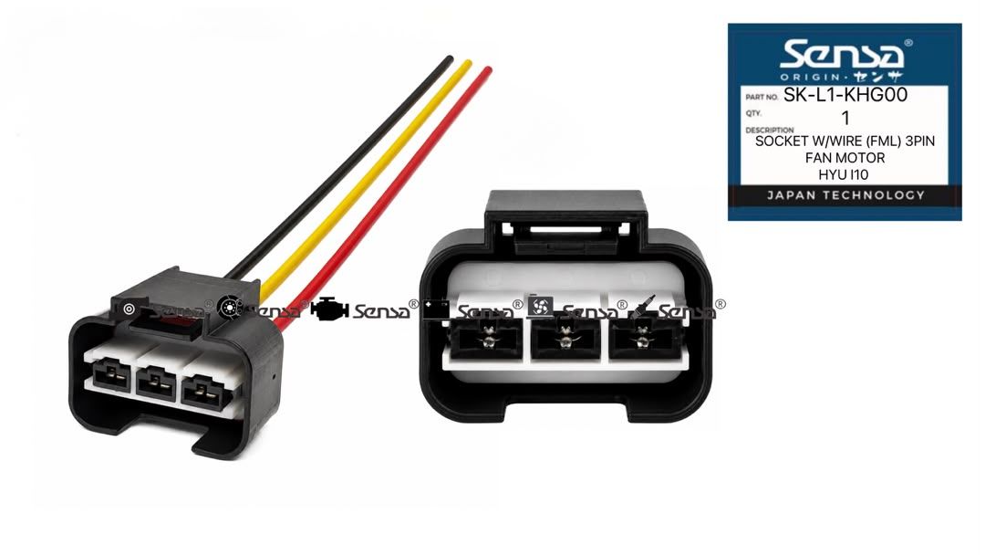 HYU I10 FAN MOTOR SOCKET