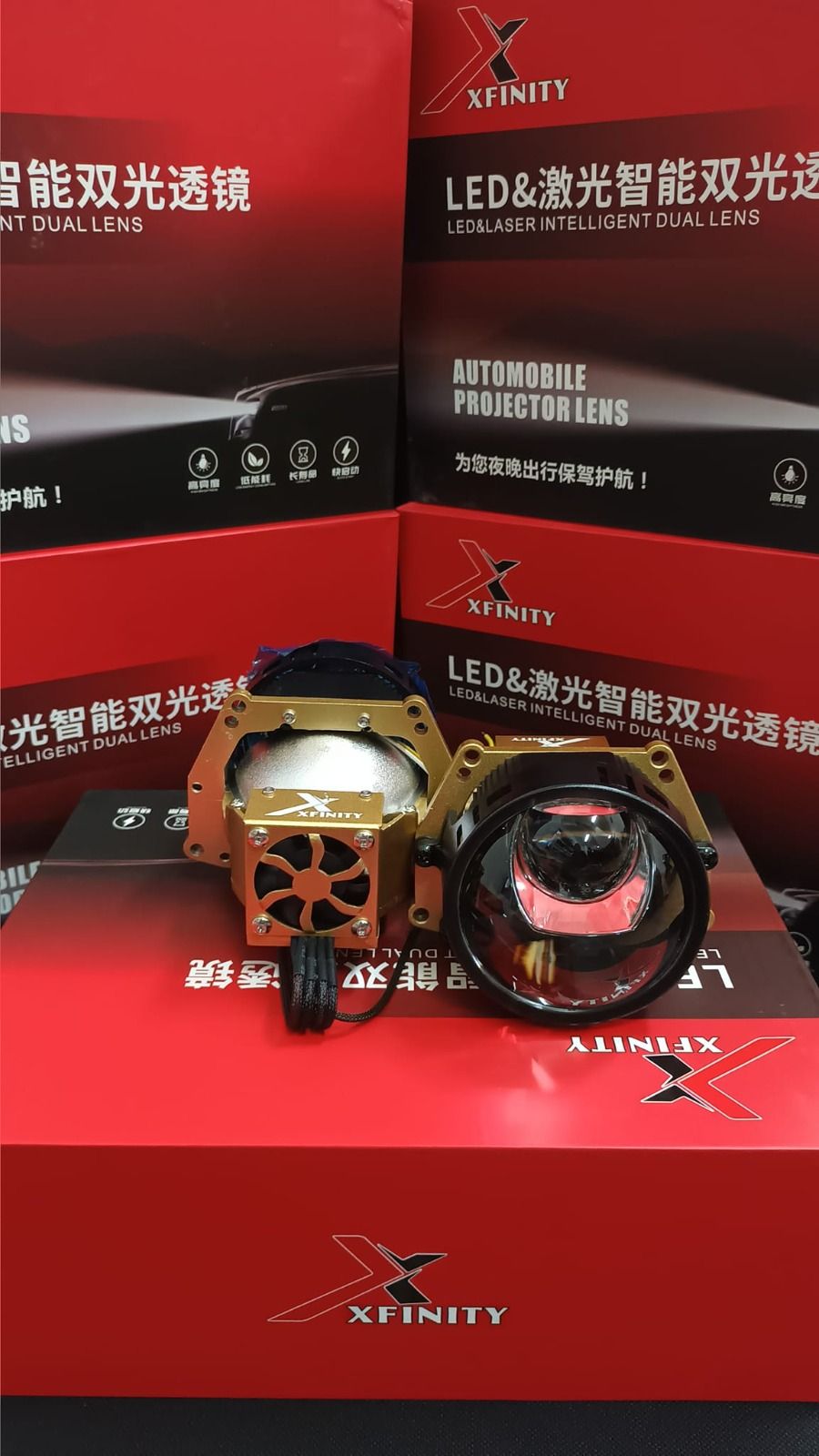 Xfinity LED & Laser Intelligent Dual Lens Automotive Projector Lens