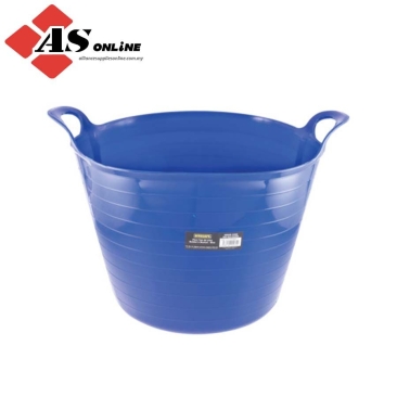 SITESAFE Blue Plastic Flexible Bucket, Plastic Handle, 42 Ltr / Model: SSF5123100K