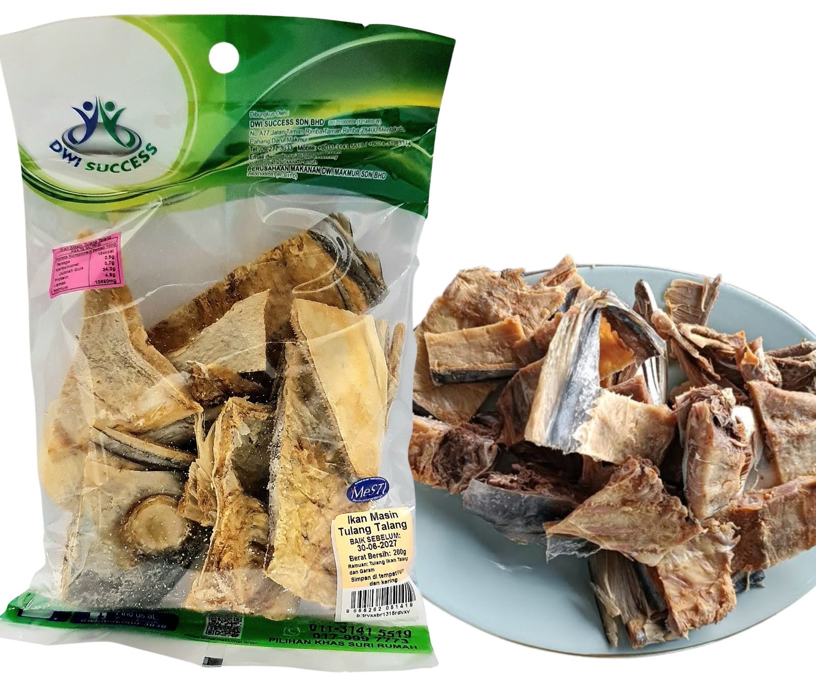 Ikan Masin Tulang Talang 200G RM 6.40 X 5 UNITS C.Dwi Success