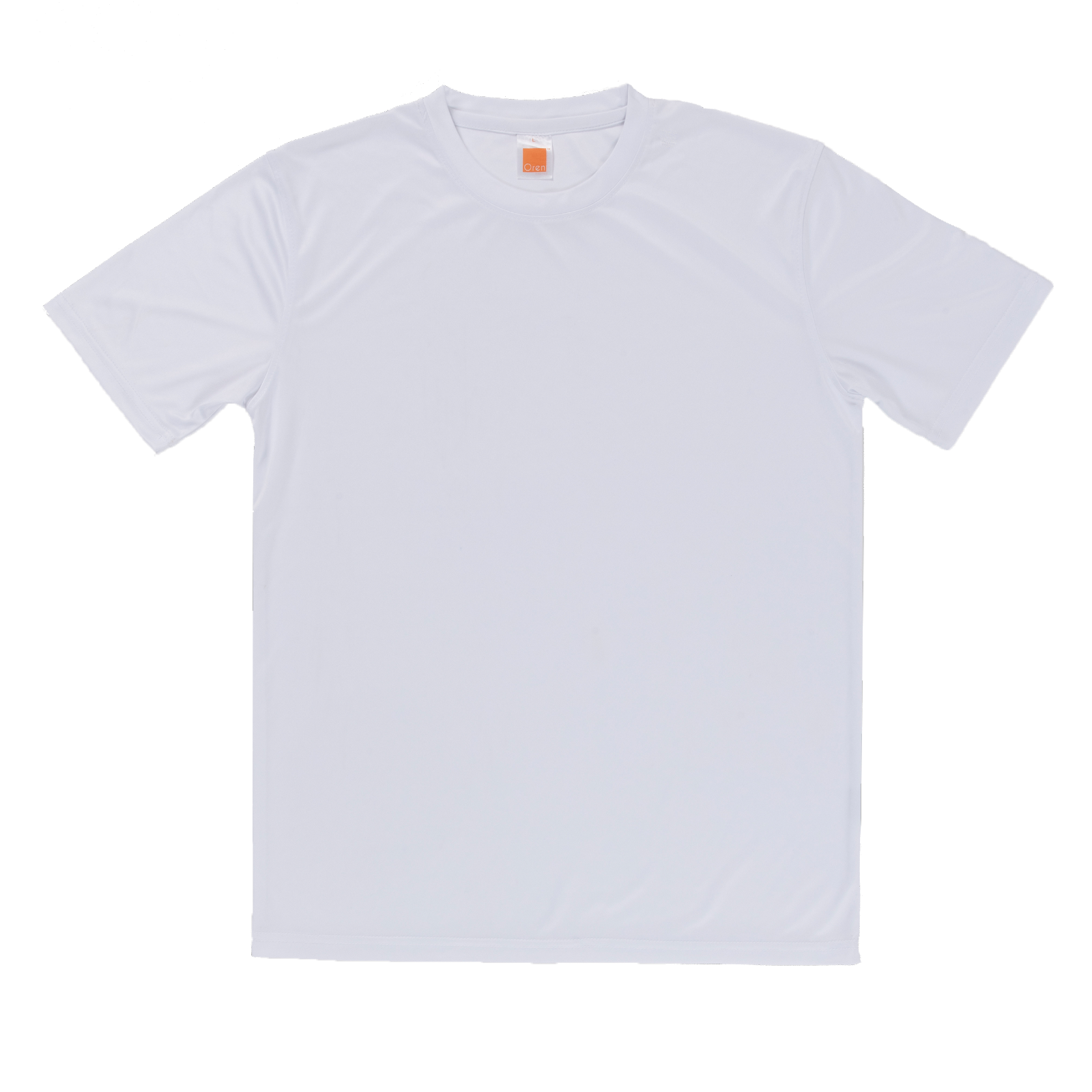 Unisex Polyester Interlock Round Neck Short Sleeve T-Shirt QD 56