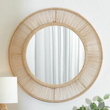 MIR 042 -  RATTAN MIRROR