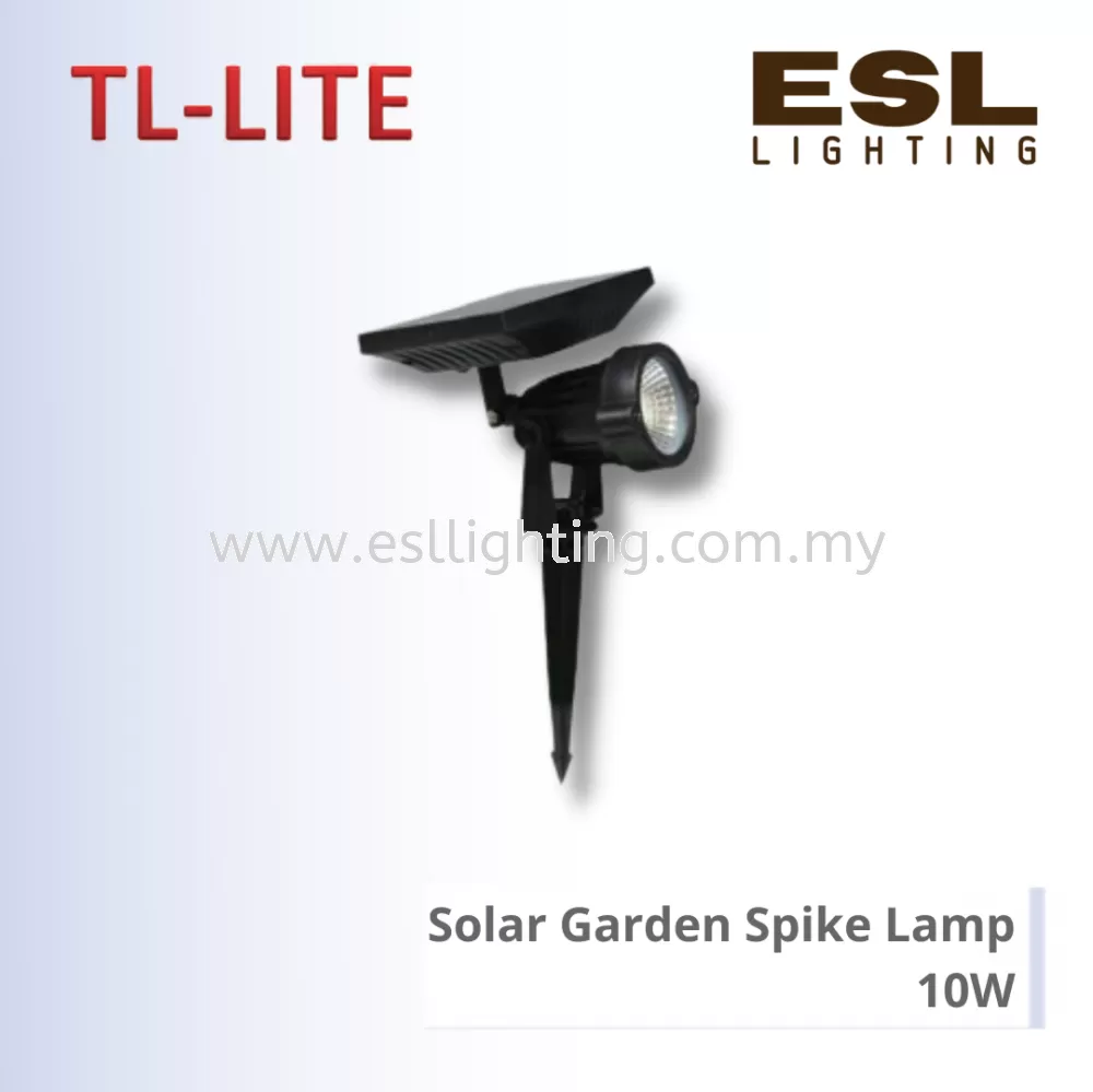 TL-LITE SOLAR LIGHT - SOLAR GARDEN SPIKE LIGHT - 10W