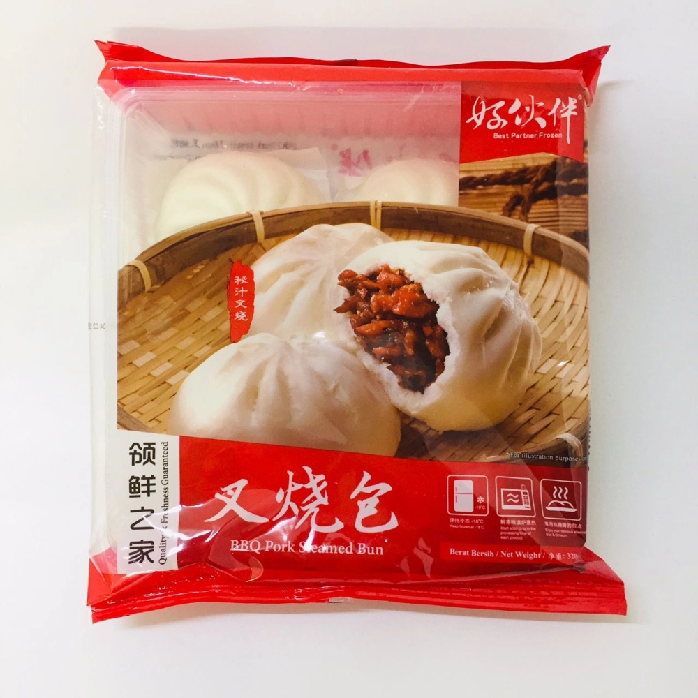 Best Partner BBQ Pork Steamed Bun好夥伴叉燒包4pcs