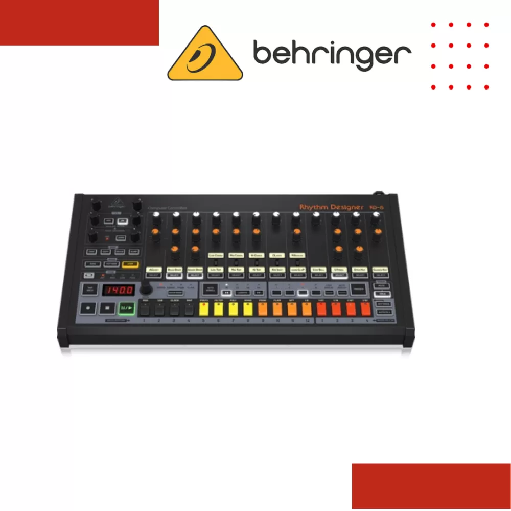 Behringer Rhythm Designer RD-8 MkII Analog Drum Machine