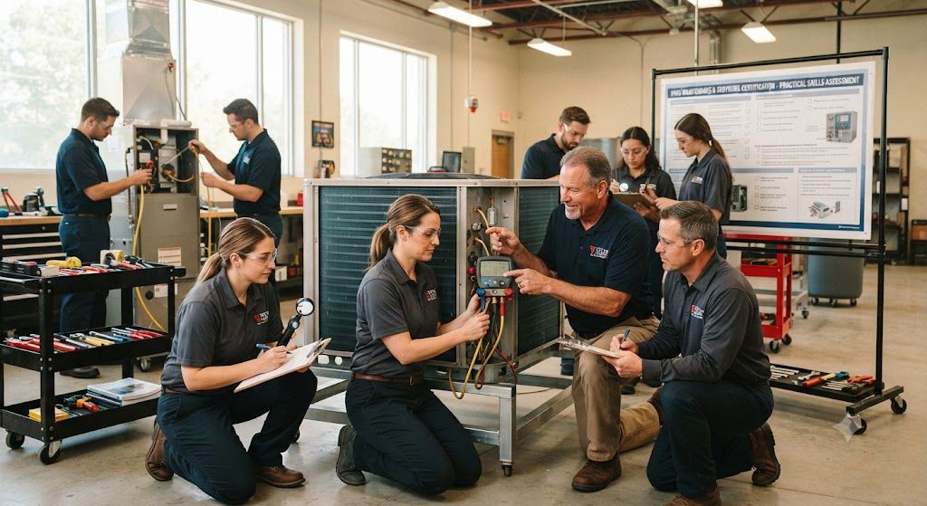 HVAC maintenance and servicing certification
