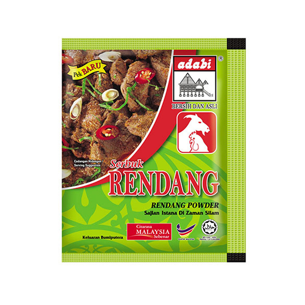 Adabi Serbuk Rendang Ayam & Daging / Rendang Powder 24g