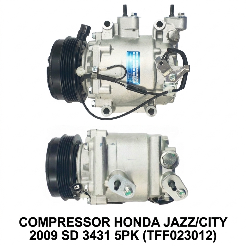 COMPRESSOR HONDA JAZZ/CITY 2009 SD 3431 5PK (TFF023012)