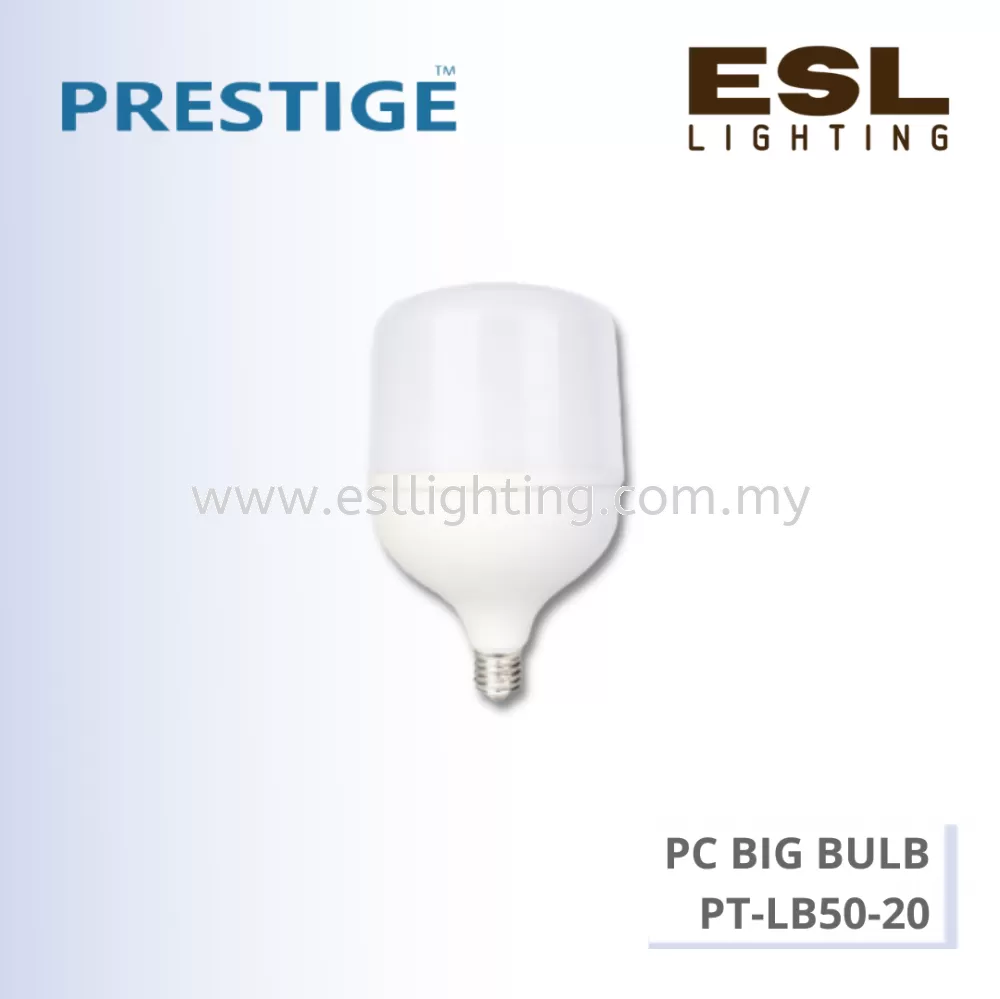 PRESTIGE PC LED BIG BULB E27 20W - PT-LB50-20
