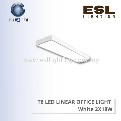 IWACHI T8 LED LINEAR OFFICE LIGHT 2X18W   