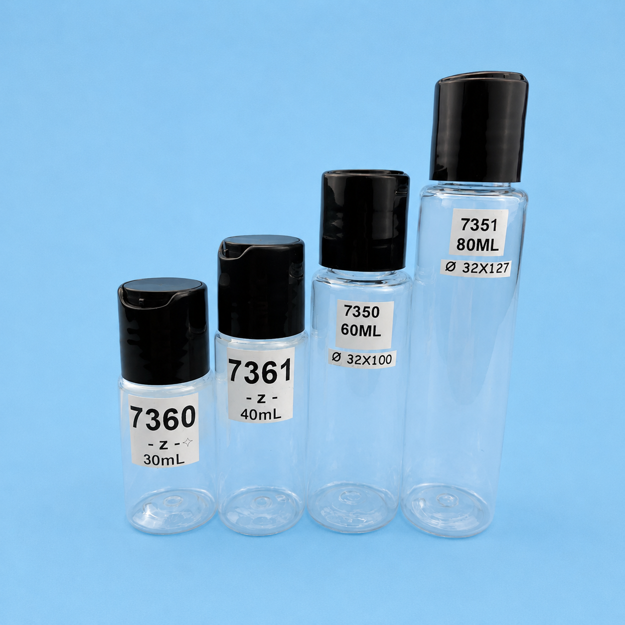 30-80ml Gel-type Bottle : 7360 & 7361 & 7350 & 7351