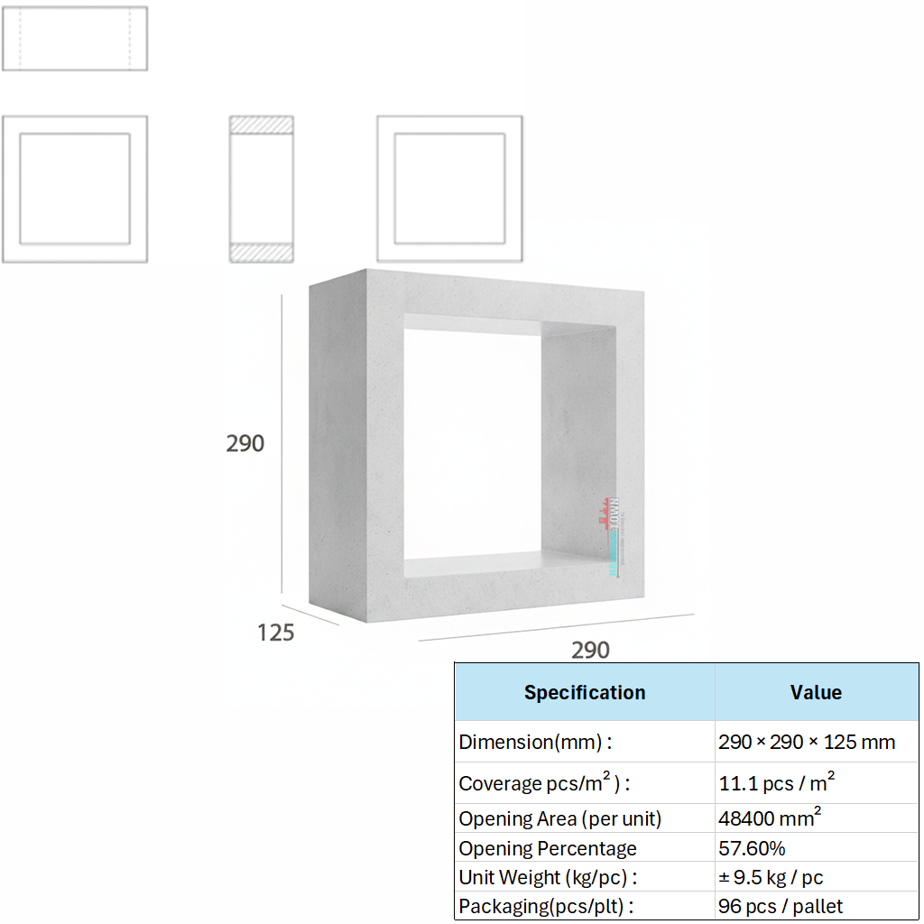 VENTILATION BLOCK VB-303.125