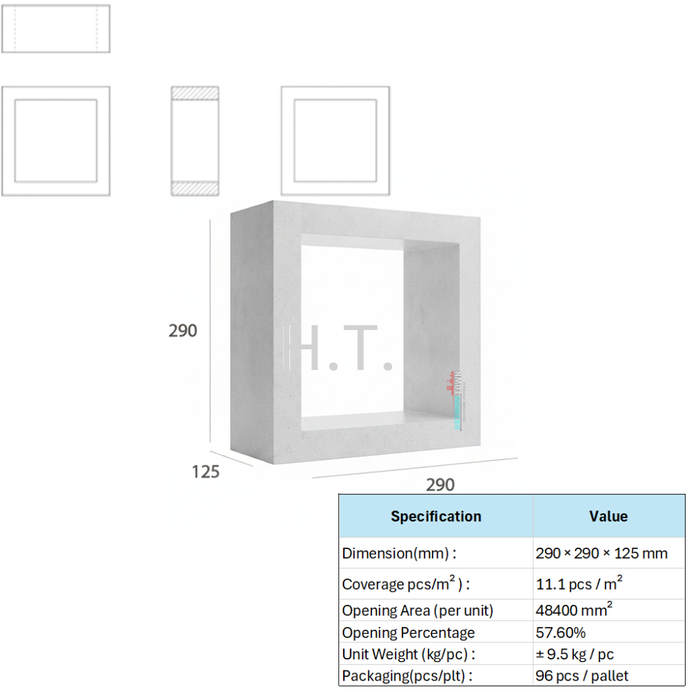 VENTILATION BLOCK VB-303.125