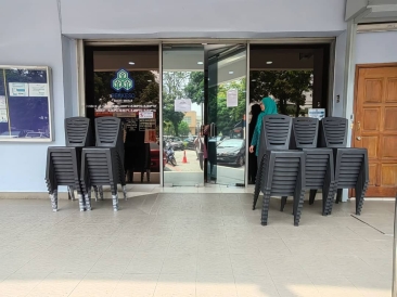 Heavy Duty Black Plastic Chair | Kerusi Plastik Hitam Kenduri Rumah Terbuka Raya | Deliver to PERKESO Subang Jaya Rawang Selangor