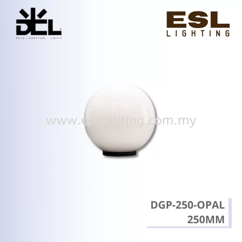DCL OUTDOOR LIGHT DGP-250-OPAL (250MM)