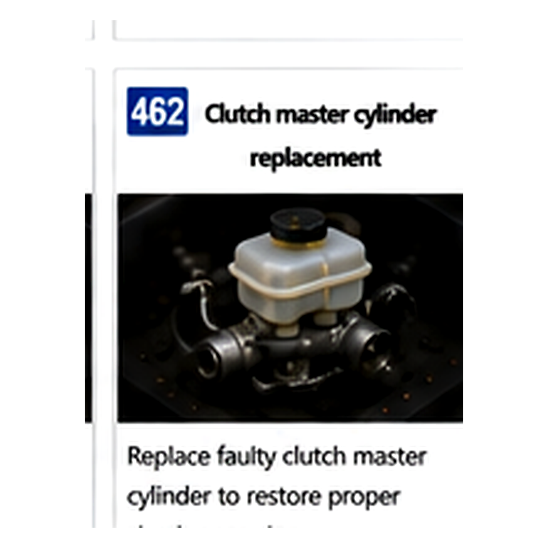 Clutch Master Cylinder Replacement