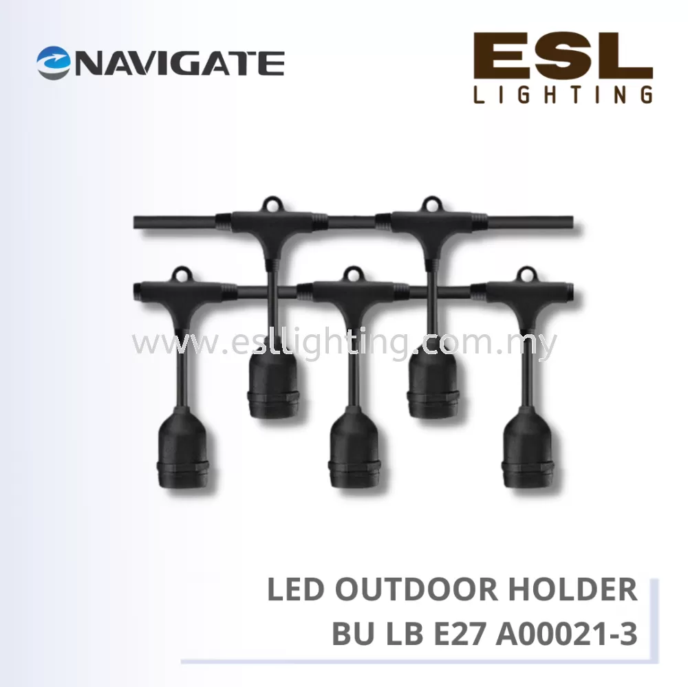 NAVIGATE A00021-3 - LED OUTDOOR HOLDER BU LB E27*100M/200T