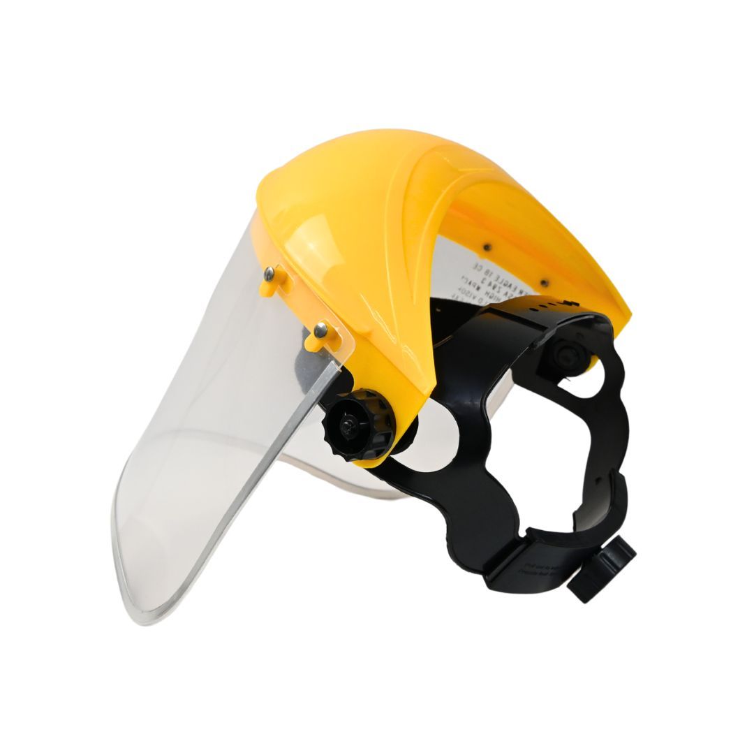 Yellow Face Shield with Visor