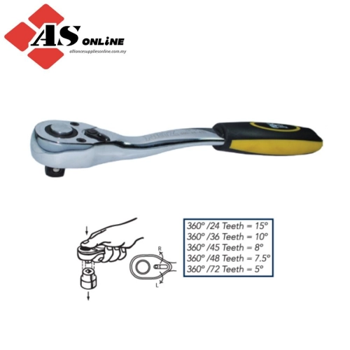 1/2" DR. Super Offset (Quick Release) Ratchet Handle / Model: TZ50048435