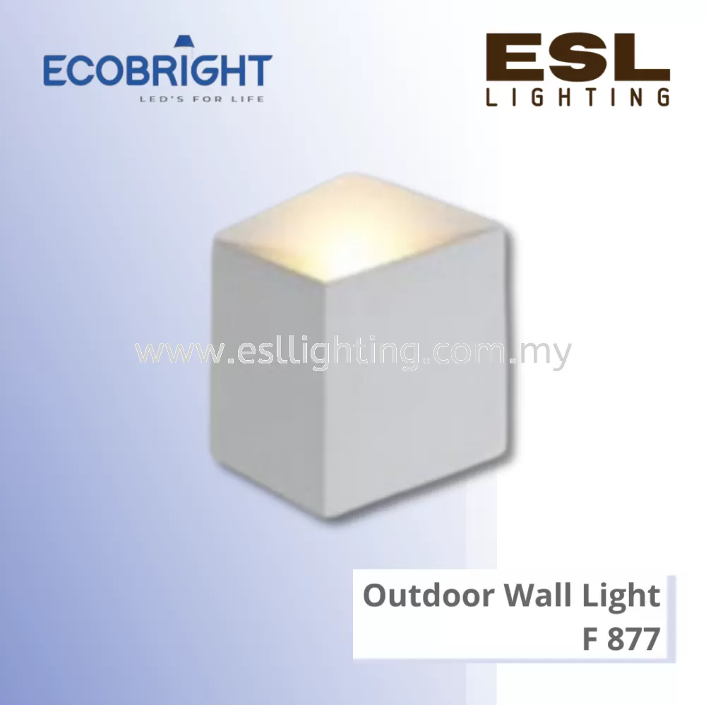 ECOBRIGHT Outdoor Wall Light 3W * 2 - F 877 IP54