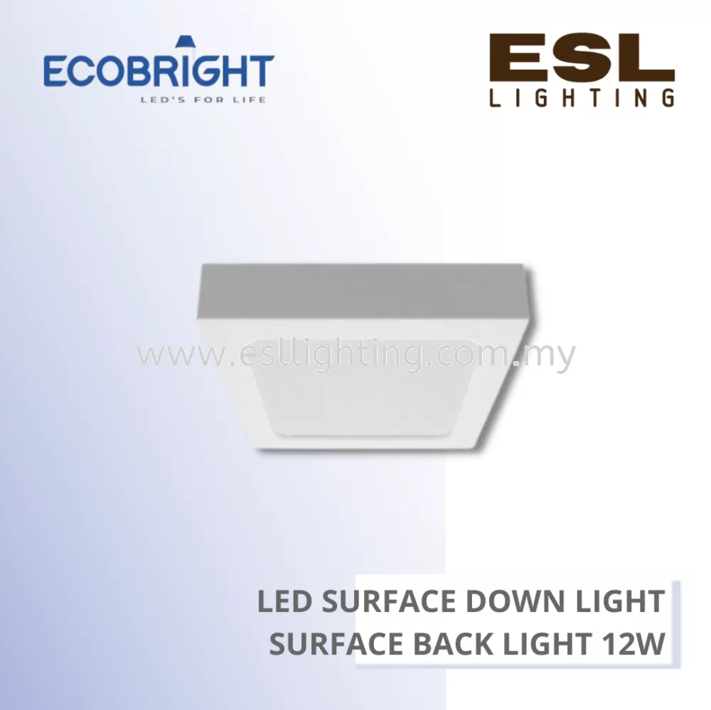 ECOBRIGHT LED Surface Downlight Square 12W - EB-300