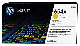 HP 654A Yellow Original LaserJet Toner Cartridge CF332A