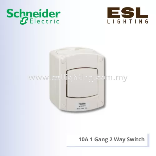 SCHNEIDER Kavacha 10A 1 Gang 2 Way Switch - CSW110 GY