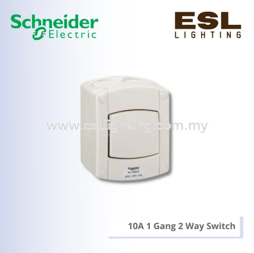 SCHNEIDER Kavacha 10A 1 Gang 2 Way Switch - CSW110 GY