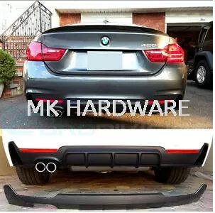 BMW 4 SERIES F32 2014- 2020 MP REAR DIFFUSER (2EXHAUST 1HOLE)