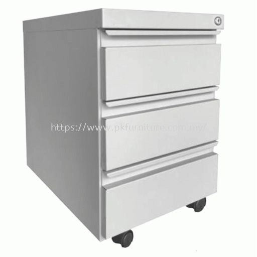 Steel Pedestal - PK-MMP-1-3D-G1 - STEEL MOBILE 3 DRAWERS PEDESTAL