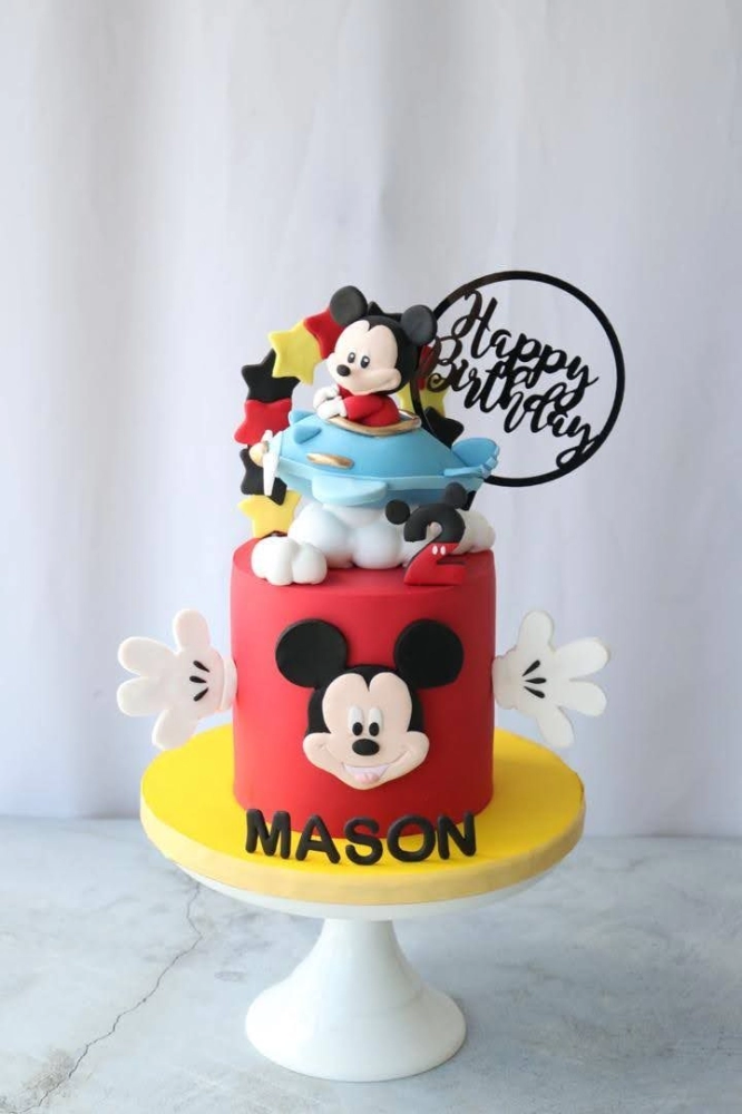 Mickey Aeroplane Cake