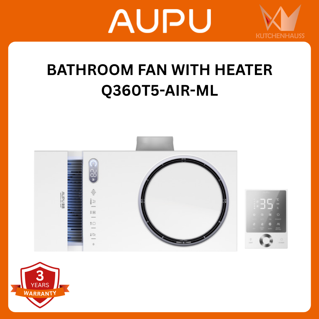 AUPU - Bathroom Fan with Heater | Q360T5-AIR-ML