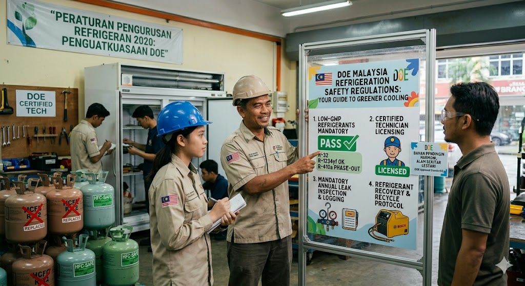 refrigeration system safety regulations Malaysia DOE