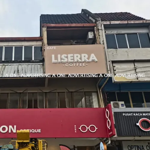 LISERRA Coffee 3D Box Up Signboard