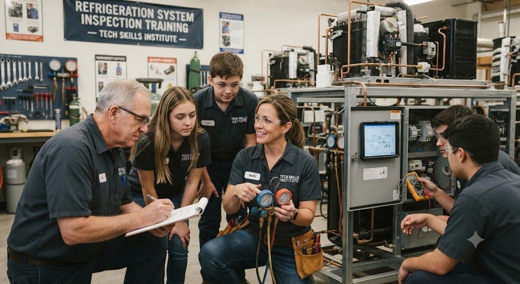 Refrigeration system inspection training