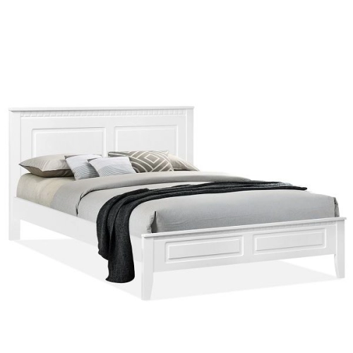 DARWIN 5′ Queen Wooden Bed White