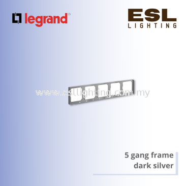 Legrand Galion™  5 gang frame dark silver