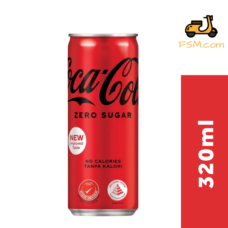 Coke Zero 320ml (12 cans)