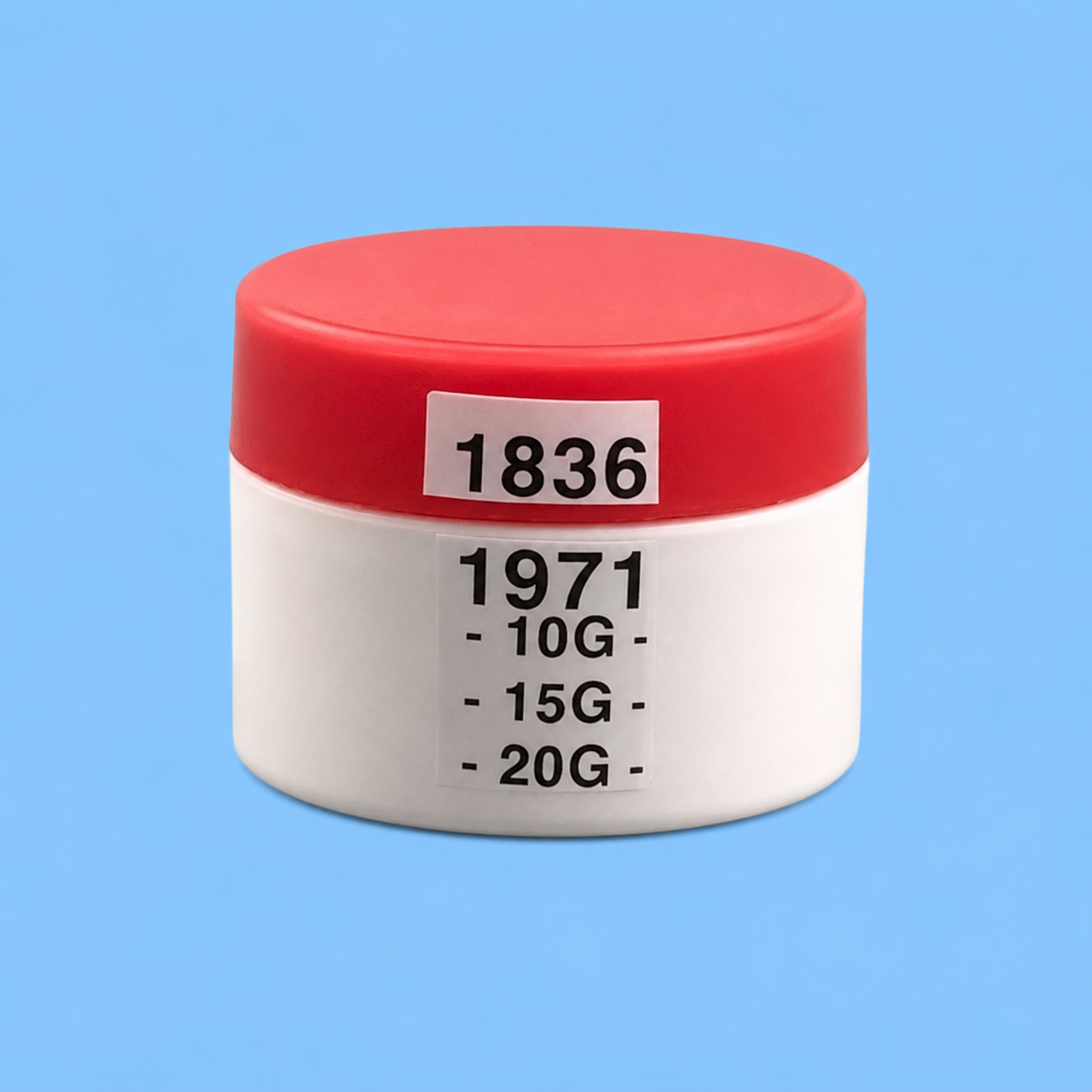 Colour Cream Jar 10-20g : 1971
