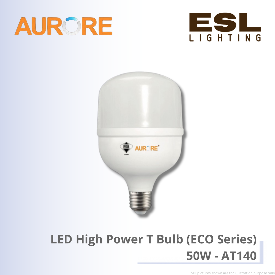 AURORE LED High Power T Bulb (ECO Series) 50W - AT140 [SIRIM]