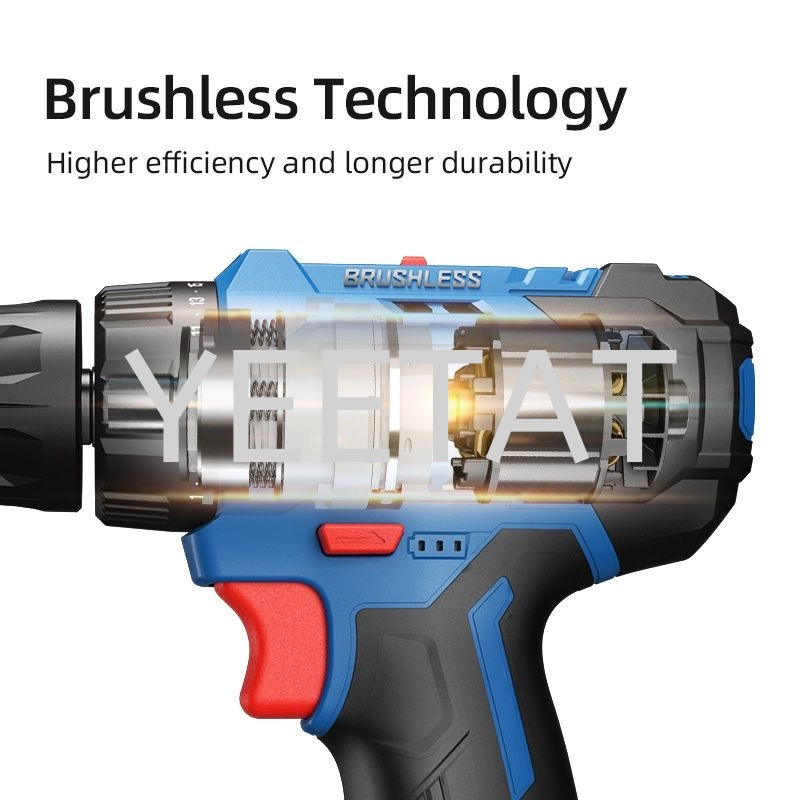 [ DONGCHENG ] DCJZ23-10iEK 12V Cordless Brushless Driver Drill / Hammer Drill / Speed Adjustment / High Efficiency Tools