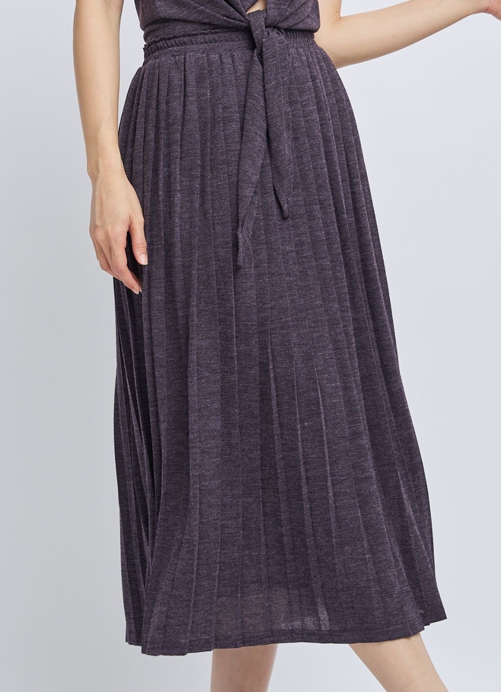 Maya Pleated Flowy Skirt
