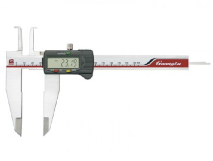 GUANGLU Digital display upper jaw internal groove caliper