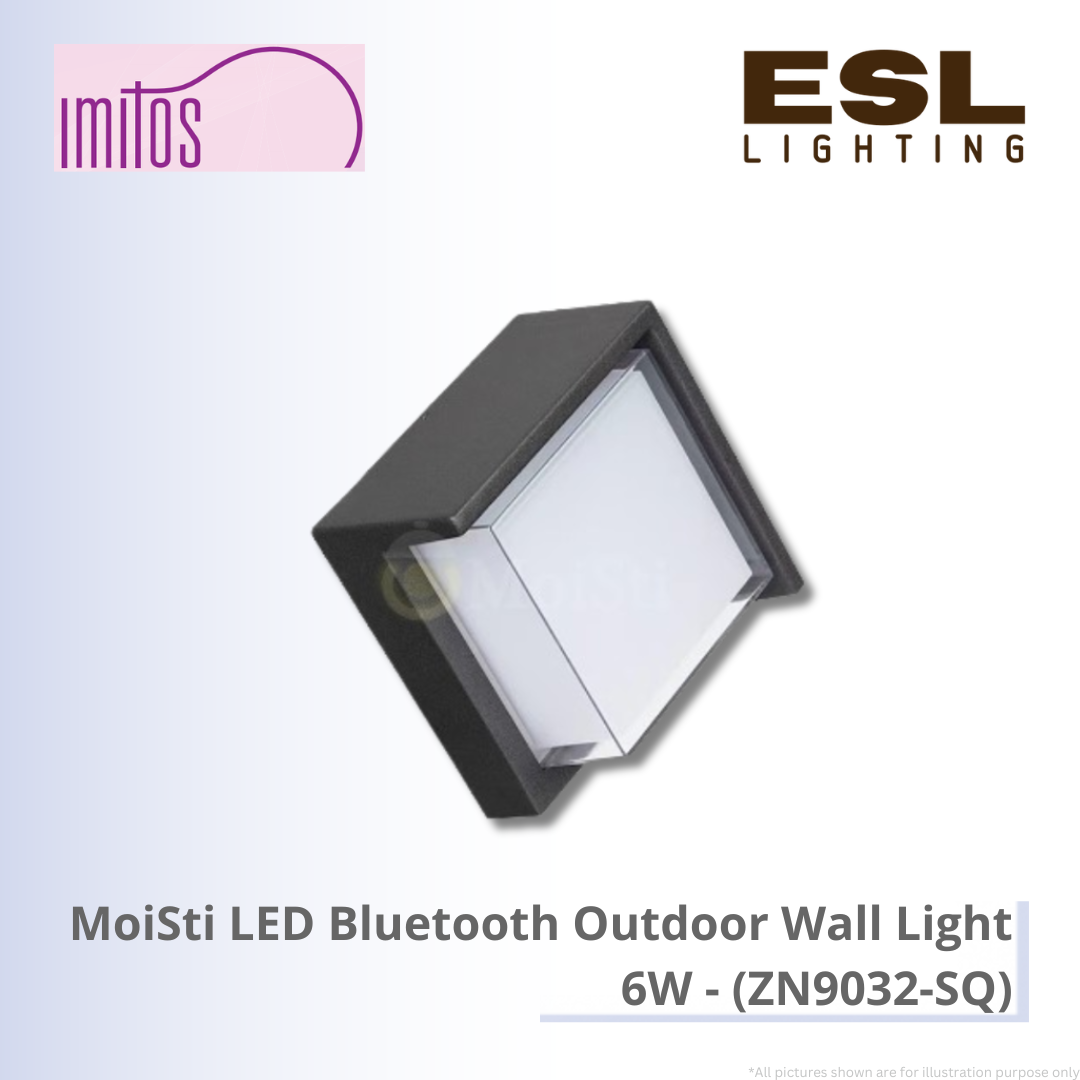 IMITOS MoiSti LED Bluetooth Outdoor Wall Light 6W - ZN9032-SQ IP65