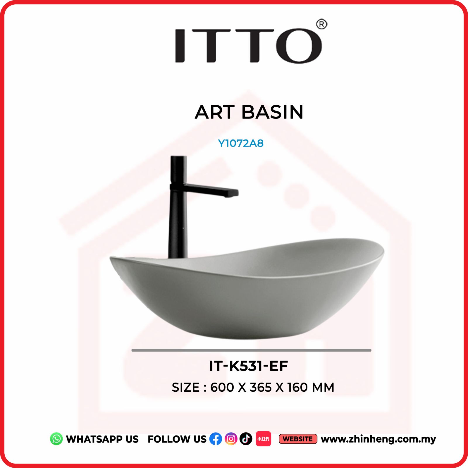 ITTO ART BASIN IT-K531-EF